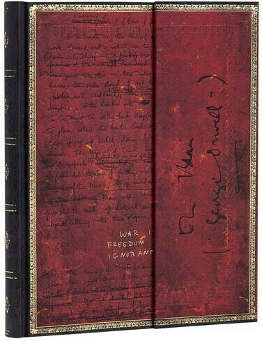 Paperblanks Orwell Ultra Lined Σημειωματάριο Α4 Ριγέ με Μαγνητικό Κούμπωμα Κόκκινο