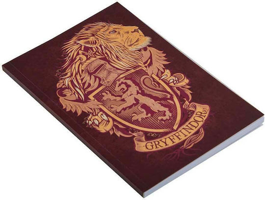 Distrineo Harry Potter Notebook 120 Sheets A5 Ruled Red