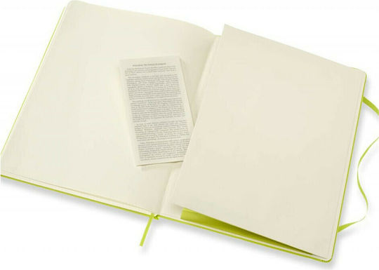 Moleskine Classic Collection Carnet Cu dungi cu Elastic Galben