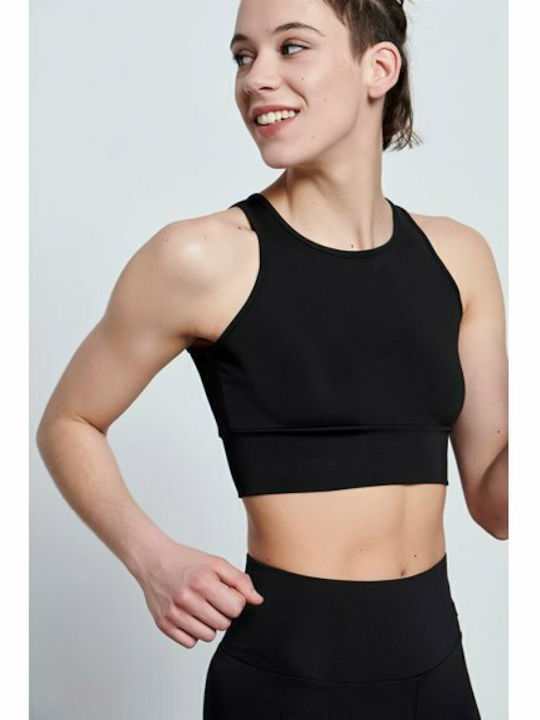 Women's Sports Bra without Padding Black