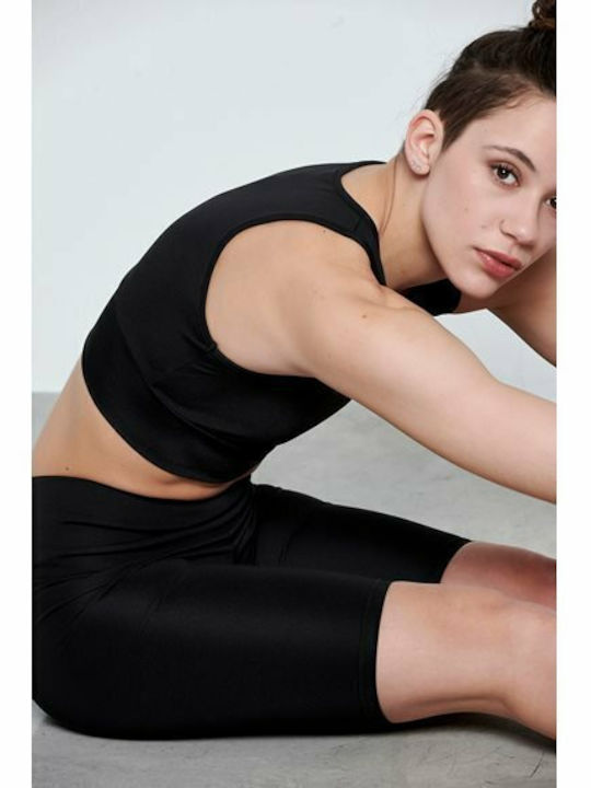 Women's Sports Bra without Padding Black