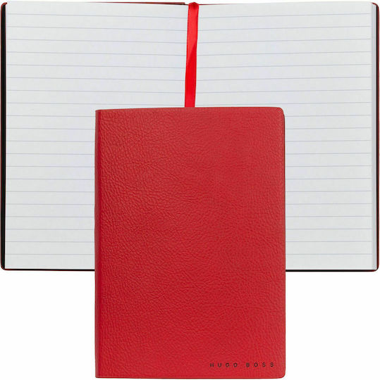 Boss Essential Storyline Carnet 80 Foi A6 Cu dungi Roșu