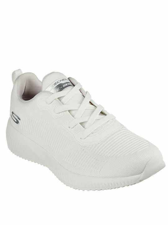 Skechers Squad Ανδρικά Αθλητικά Παπούτσια Running Λευκά