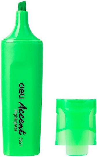 Deli Accent Highlighters 5mm Green 10pcs
