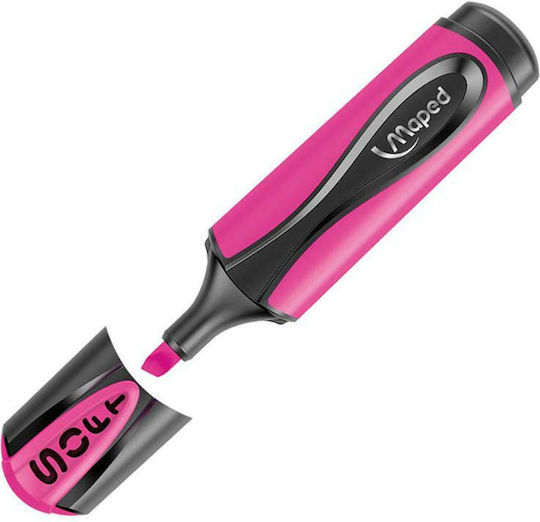 Maped Fluo Pep's Ultra Soft Μαρκαδόρος Υπογράμμισης Ροζ 5mm