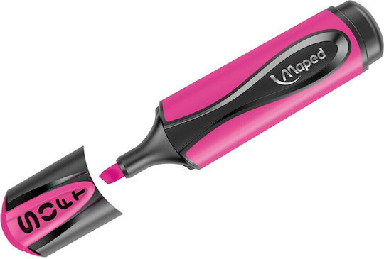 Maped Fluo Pep's Ultra Soft Μαρκαδόρος Υπογράμμισης Ροζ 5mm