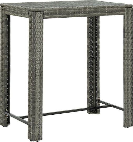 Set Bar Exterior 5 Piese Gri Cu Perne