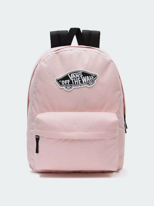 Vans Realm School Bag Backpack Junior High-High School Powder Pink 22lt