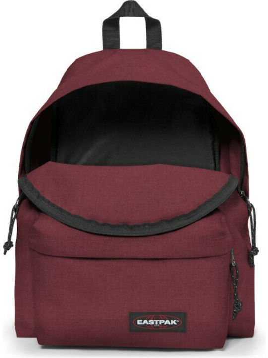 Eastpak Padded Pak'r School Backpack Junior High-High School Burgundy 24 Litre