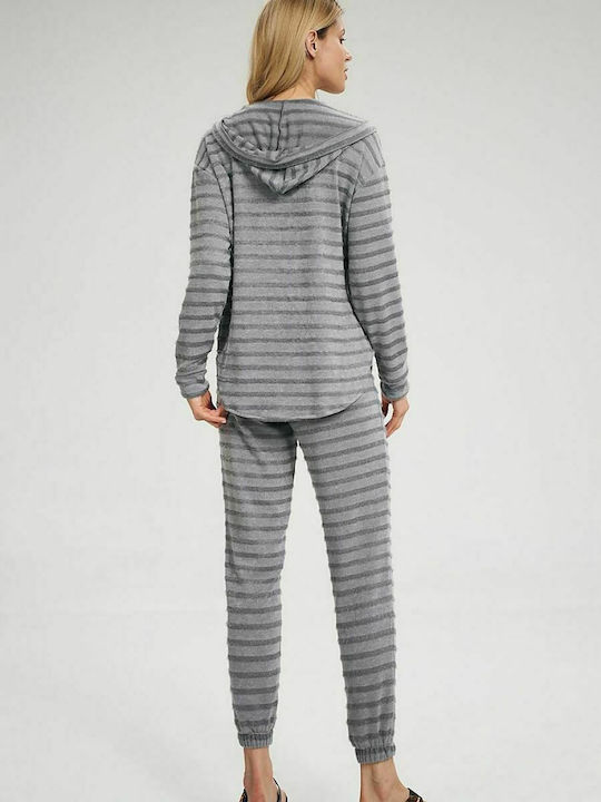 Figl Damen-Sweatpants-Set Gray