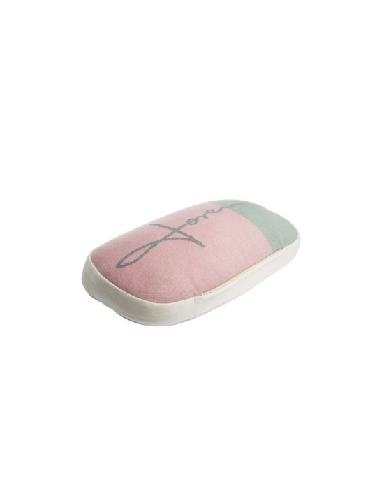 Lorena Canals Παιδικό Διακοσμητικό Μαξιλάρι Eraser Ροζ 45x24εκ.