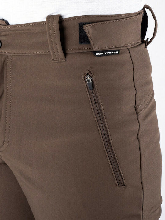 Northfinder Madzer Men's Hiking Long Trousers Brown