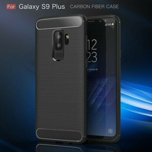 Hurtel Plus Back Cover Silicone Black (Galaxy S9+)