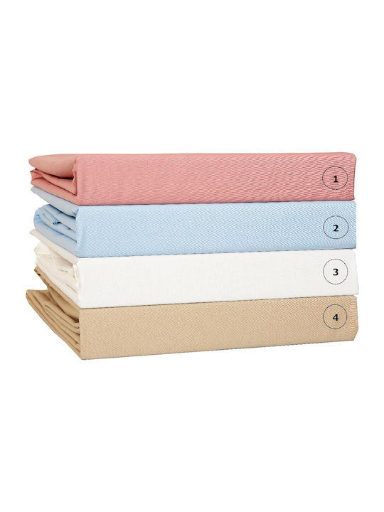Anna Riska Prestige Βρεφική Μαξιλαροθήκη από 100% Βαμβάκι Ivory 30x40εκ.