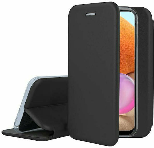 Elegance Book Piele artificială Negru (Galaxy A32 4G -> Galaxy A32 4G)