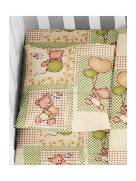 Dimcol Baloon Baby Cotton Pillowcase Beige 35x45cm