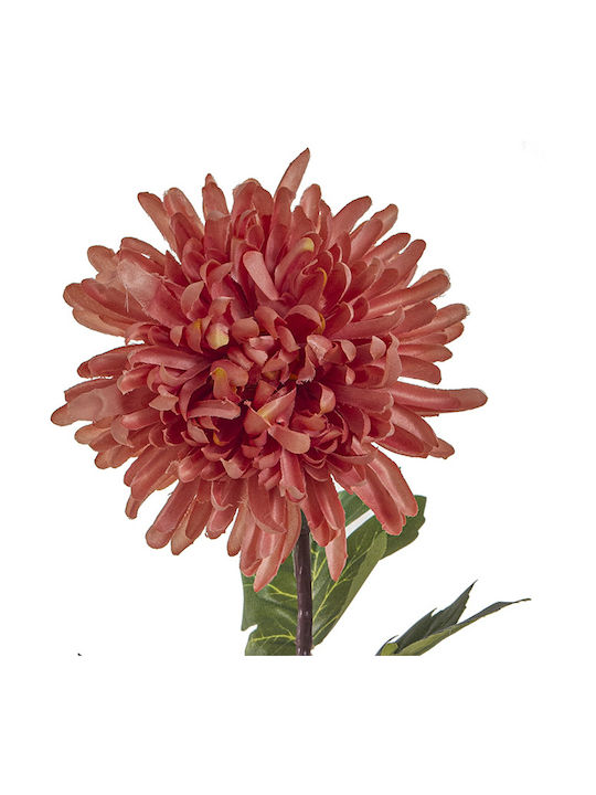 Zaros Artificial Decorative Branch Chrysanthemum Coral 18cm