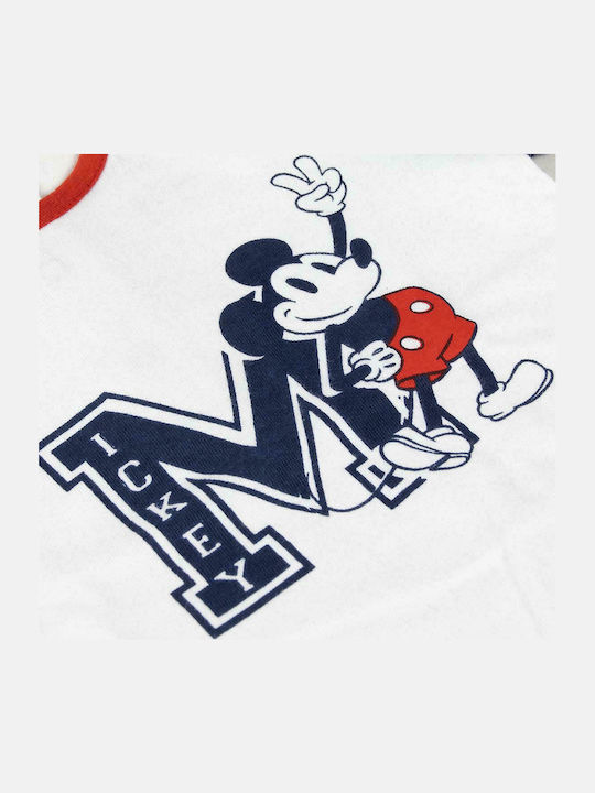 Cerda Παιδική Πιτζάμα Καλοκαιρινή Λευκή Mickey Mouse