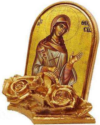 AGIA THEODOSIA - (Set of 30 pieces) Gold plated Ceramic Baptismal Bonbonniere