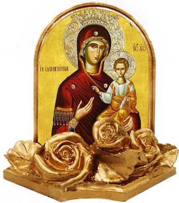 PANAGIA DRIVER - (Set of 30 pieces) Gold plated Ceramic Baptismal Bonbonniere