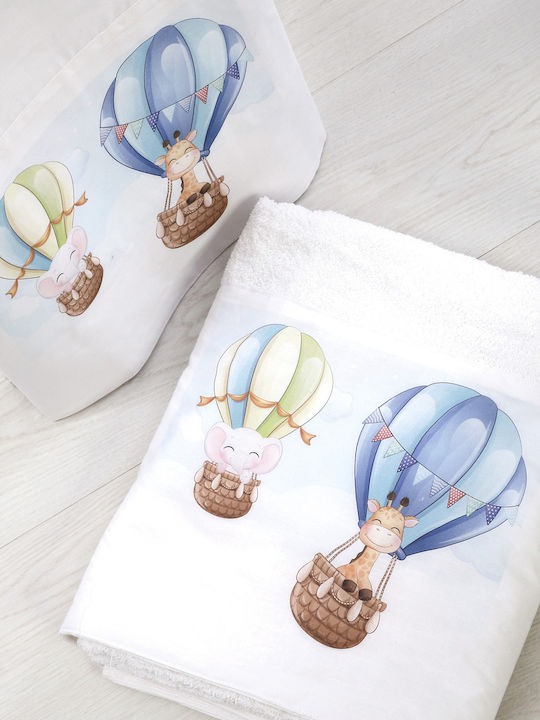 Bellissimo Flying Animals Baptism Set with Hot Air Balloon Subject