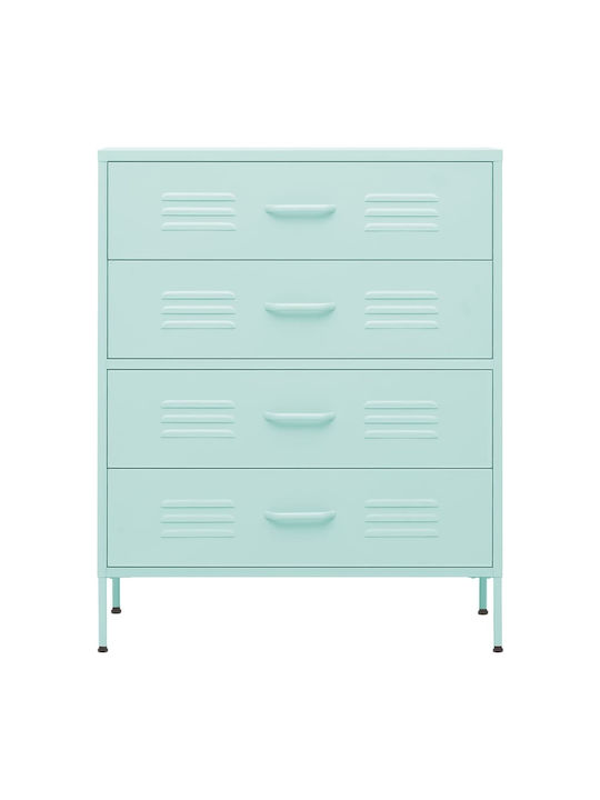 Schublade Büro Μέντα 80x35x101.5cm