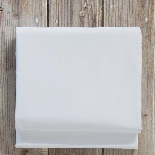 Nima Unicolors Σεντόνι Υπέρδιπλο 240x260εκ. White