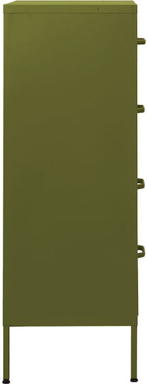 Метална Чекмеджета За Бюро Ладис 80x35x101.5см