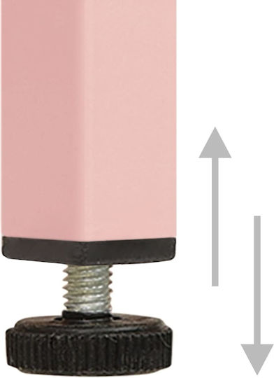 Metallische Büro-Schublade Rosa 80x35x101,5cm