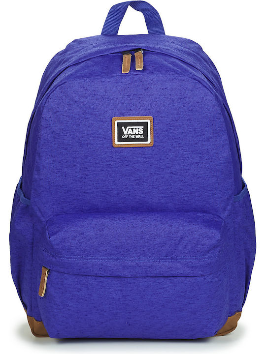 Vans Realm Plus Royal Blu Σχολική Τσάντα Πλάτης Γυμνασίου - Λυκείου Μπλε 20lt