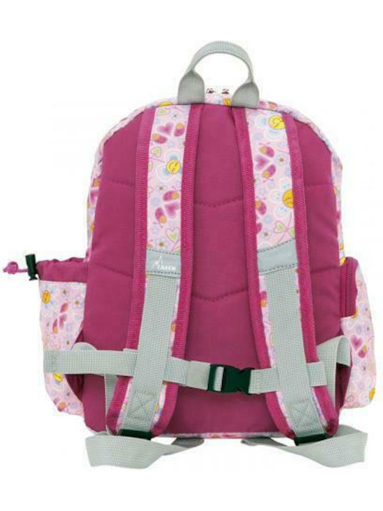 Laken Sirenas Schulranzen Rucksack Kindergarten mit Flaschenhalter Lila 25 x 11 x 33cm