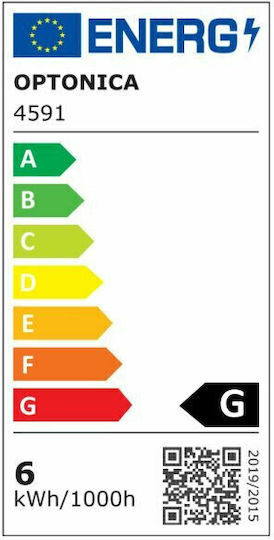 Optonica Αδιάβροχη Ταινία LED 12V Φυσικό Λευκό Φως 5m Neon Flex
