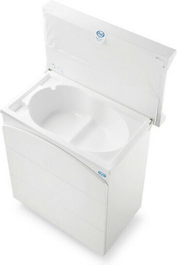 Savana Baby Dresser with 3 Drawers Bianco/Tortora 76x45x90cm