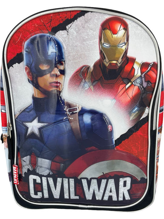 Paxos Civil War Captain America School Bag Backpack Elementary, Elementary Multicolored