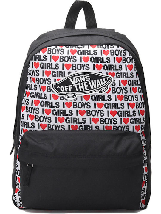 Vans Hearst Realm Backbag School Bag Backpack Junior High-High School Black 22Liters