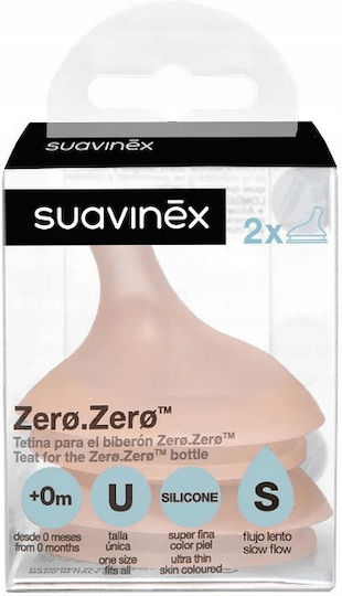 Suavinex Babyflaschensauger für 0+ Monate 2Stück
