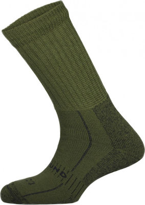 Mund 303 Explorer Long Hunting Socks Woolen in Khaki color