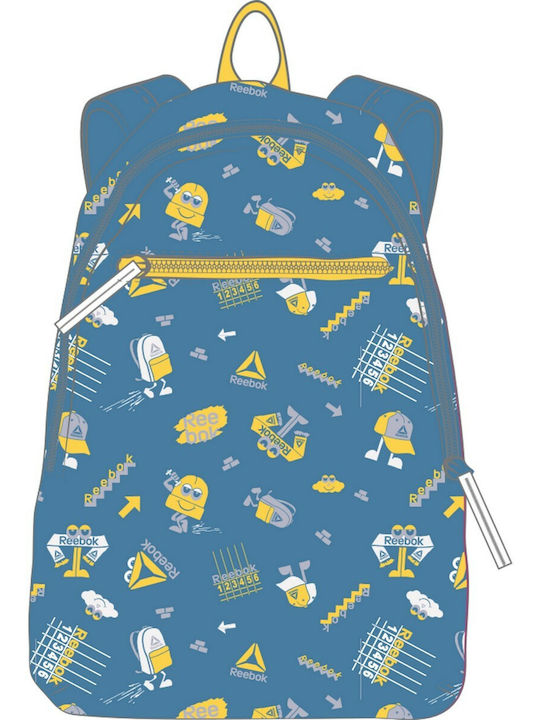 Reebok Blue School Bag Backpack Kindergarten Light Blue
