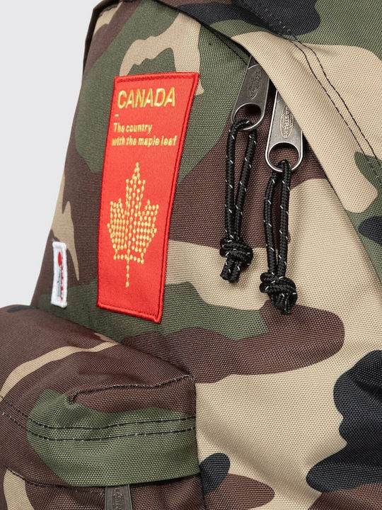 Eastpak Padded Pak'r Patched Camo School Bag Backpack Junior High-High School Multicolour 24Liters