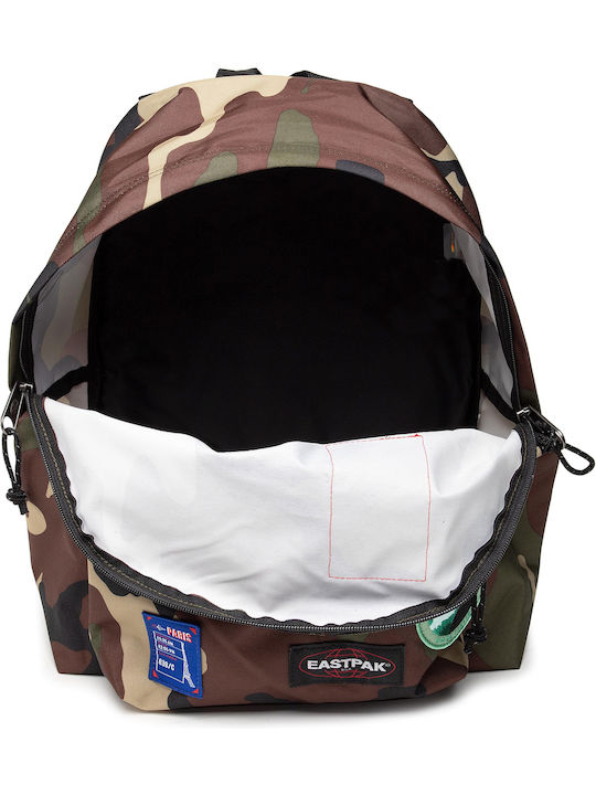 Eastpak Padded Pak'r Patched Camo School Bag Backpack Junior High-High School Multicolour 24Liters