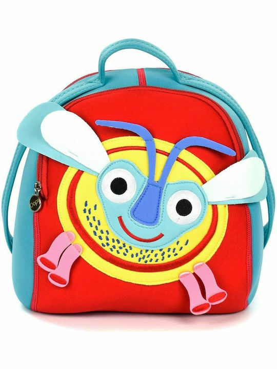 Oops All I Need Libelle Schulranzen Rucksack Kindergarten in Rot Farbe