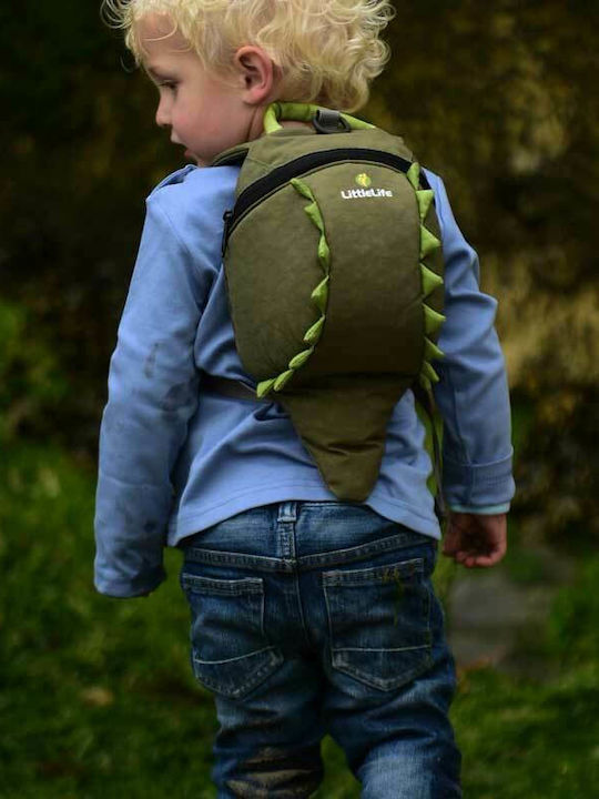 Littlelife Crocodile Schulranzen Rucksack Kindergarten Khaki