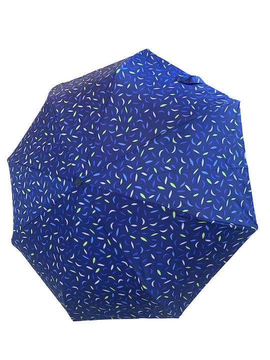 Derby Regenschirm Damen Handschirm Art.E700165PCO Mini Hit Cosmo 3 sec. 53/8 Farbe Blau.