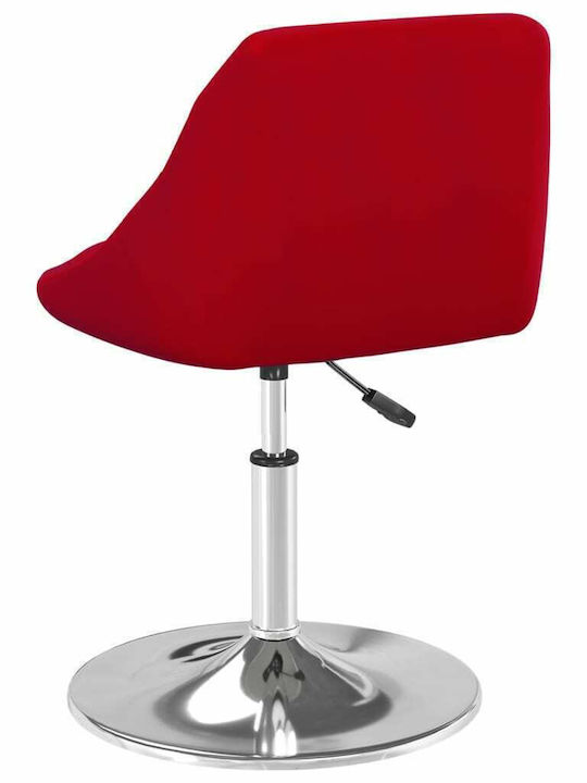 Swivel Visitor Chair Κόκκινες 46x44x62.5cm 2pcs