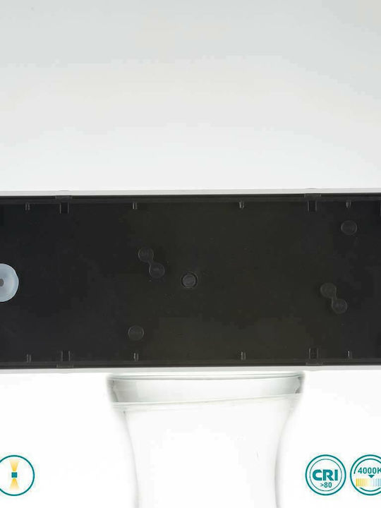 Fan Europe Wall-Mounted Outdoor Ceiling Light LED IP54 20W with Natural White Light Double Beam 22x10.3x8.5εκ.