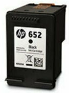 HP 652 Γνήσιο Μελάνι Εκτυπωτή InkJet Μαύρο (F6V25AE)