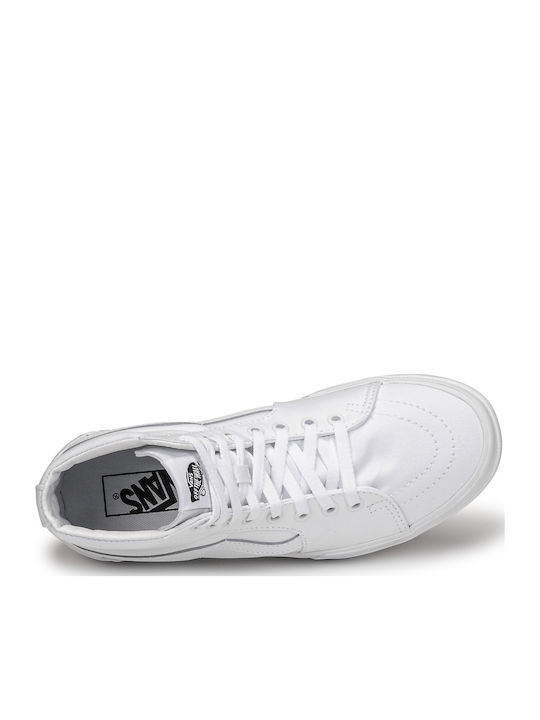 SK8-Hi Pentru Femei Flatforms Tip Botine Albe