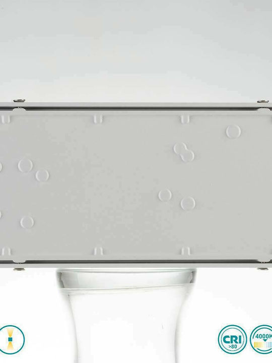 Fan Europe Wall-Mounted Outdoor Ceiling Light LED IP54 40W with Natural White Light Double Beam 30x10.8x12εκ.