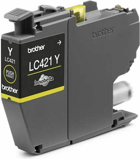 Brother LC421 Original InkJet Printer Ink Yellow (LC-421Y)