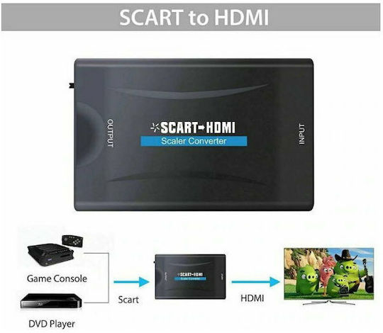 Konverter Scart weiblich zu HDMI weiblich 1Stück HL-1015